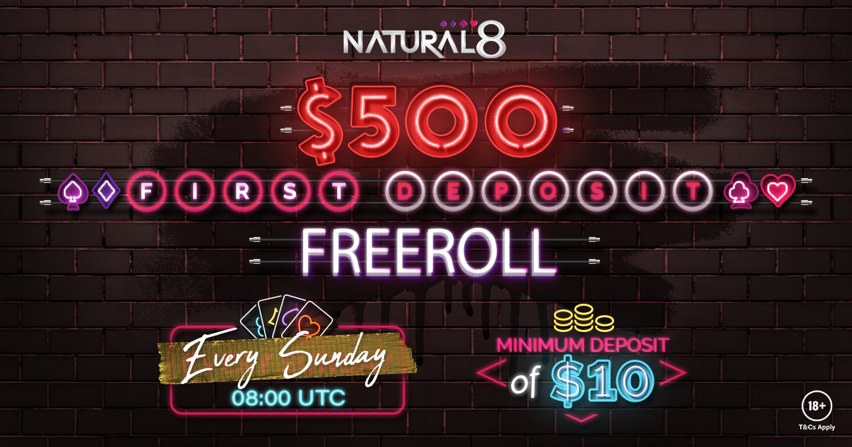 แบนเนอร์ First Deposit Freerolls