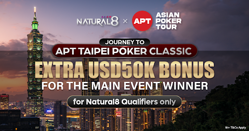 $50,000 Bonus to APT Taipei Poker Classic ME Winner